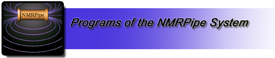 Programs of NMRPipe