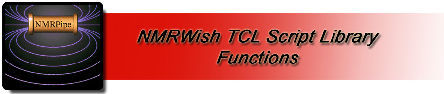 NMRWish Built-In TCL